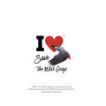 I Heart Save The Wild Greys Sticker